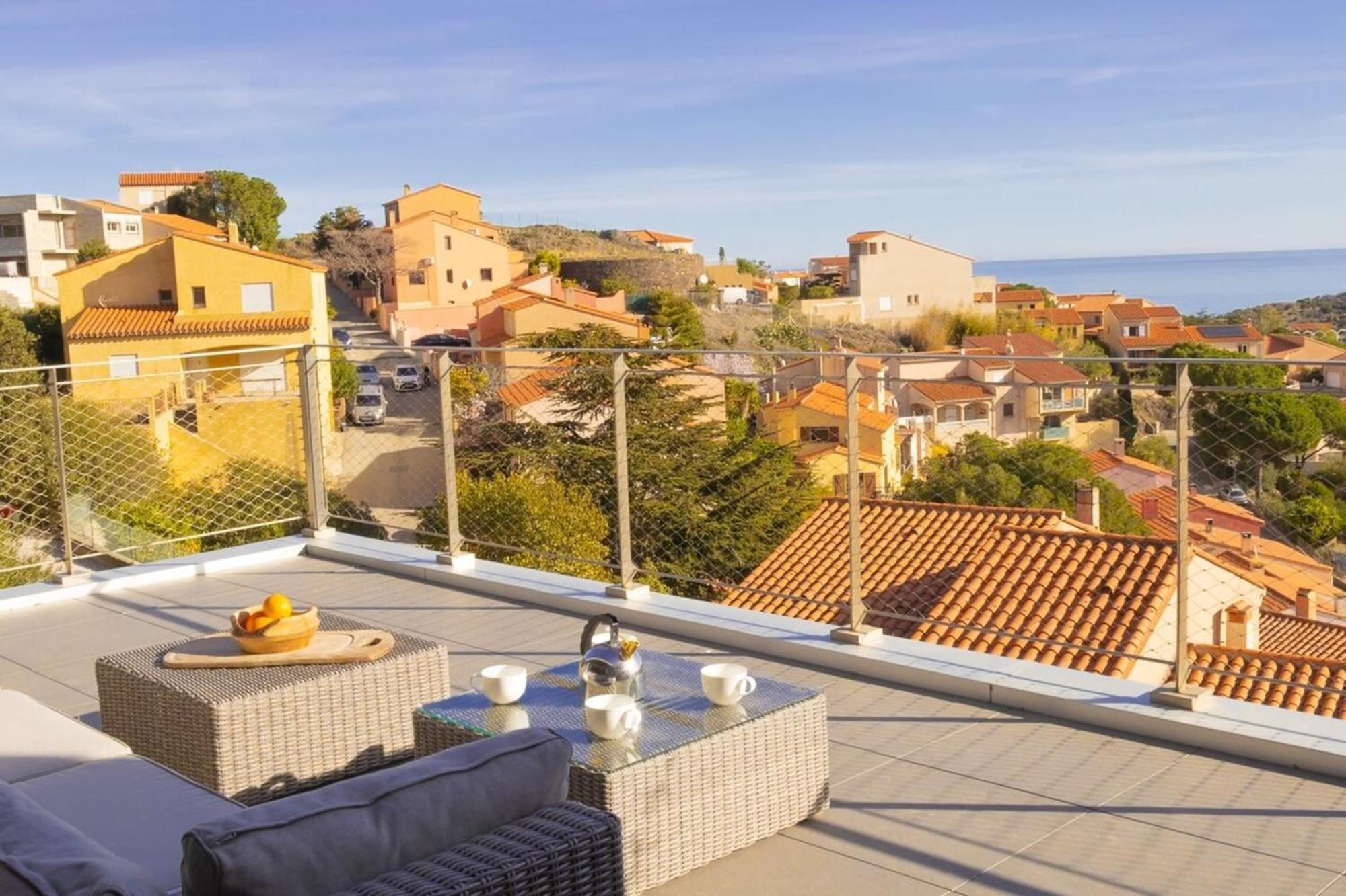 Les Mille Et Une Vitres - Villa D'Architecte Port Vendres Buitenkant foto